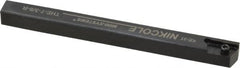 NIKCOLE MINI-SYSTEMS - External Thread, 4-1/2" OAL, Right Hand Indexable Grooving Cutoff Toolholder - 3/8" Shank Height x 3/8" Shank Width, GIE Insert Style, THE Toolholder Style, Series Mini-Systems - Exact Tooling