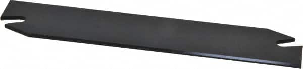 Hertel - 1-1/4" Blade Height, 3/32" Blade Width, 5.9" OAL, Right Hand Cut, Double End Indexable Cut-Off Blade - MGIH Blade - Exact Tooling