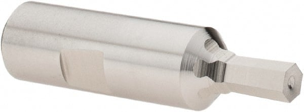 Hassay-Savage - 1/8" Hexagon Rotary Broach - 3/16" Depth of Cut, 0.315" Shank - Exact Tooling