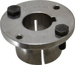 Browning - 1" Bore, 1/4" Wide Keyway, 1/8" Deep Keyway, H Sprocket Bushing - 1.57 to 1-5/8" Outside Diam, For Use with Split Taper Sprockets & Sheaves - Exact Tooling