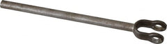 Value Collection - 7/8" Yoke Width, Carbon Steel, Plain Yoke - 3/8" Hole Diam, 27/32" Hole Center to Neck, 11/16" Yoke Arm Height, 3/8" Neck Diam, 1-9/32" Neck Length, 7" OAL - Exact Tooling