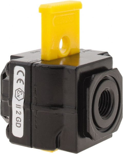 Norgren - 1/4" NPT Lockout Valve - 4 CV Rate, 120 CFM, 250 Max psi, Slide Actuator - Exact Tooling