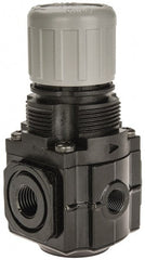 Norgren - 1/4" NPT Relief Valve - 1.6 CV Rate, 48 CFM, 150 Max psi, Knob Adjustment Actuator - Exact Tooling