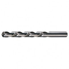 #27 LHS / LHC HSS 118 Degree Radial Point Left Hand Helix Jobber Drill - Bright - Exact Tooling