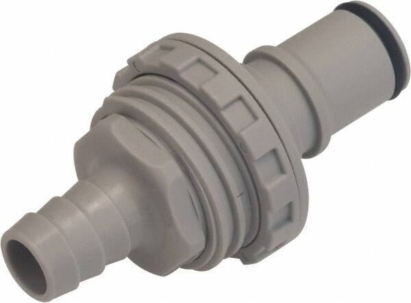 CPC Colder Products - 3/8" Nominal Flow, Male, Nonspill Quick Disconnect Coupling - 120 Max psi, 32 to 160°F, Polypropylene Coupling - Exact Tooling