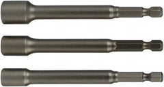 Wiha - 1/4" Drive, Nut Setter Screwdriver Bit - 6" OAL - Exact Tooling