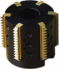 Seco - 2.283" Cut Diam, 1-1/2" Max Depth of Cut, 1" Arbor Hole Diam, Indexable Thread Mill - 40mm Insert Size, 6 Inserts, Toolholder Style R396.19 - Exact Tooling