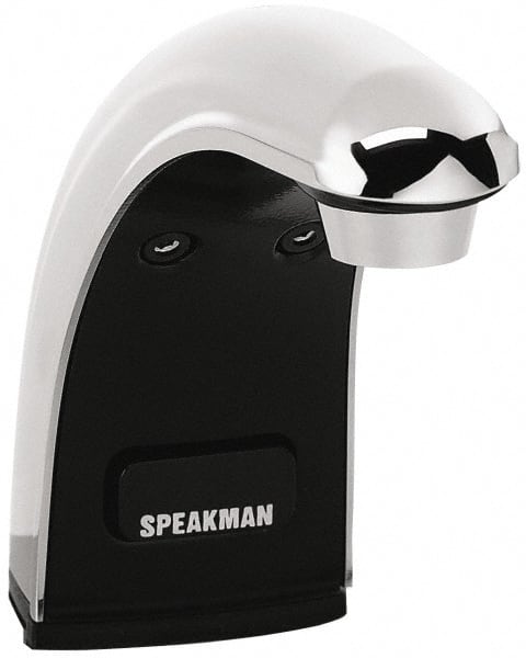 Speakman - Surface Mounted Electronic & Sensor Faucet with External Mixer - Powered by AC Only, Integral Spout, 8" Mounting Centers, Lead-Free, For Use with Potable Water Applications - Exact Tooling