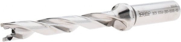 Iscar - 0.354" to 0.39" Diam, 8xD, 2.83" Max Depth, 1/2" Shank Diam, 5.23" OAL, Replaceable-Tip Drill - FCP, ICK, ICK-2M, ICM, ICN, ICP, iCP-2M Insert, 9 Seat Size, 78770625 Toolholder, Series SumoCham - Exact Tooling