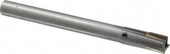 Made in USA - 7/16" Diam, 3/8" Shank, Diam, 3 Flutes, Straight Shank, Interchangeable Pilot Counterbore - Exact Tooling