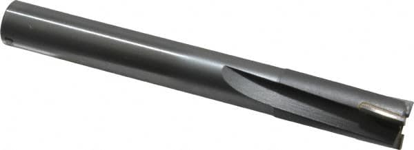 Made in USA - 9/16" Diam, 1/2" Shank, Diam, 3 Flutes, Straight Shank, Interchangeable Pilot Counterbore - Exact Tooling