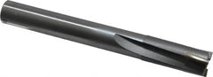 Made in USA - 9/16" Diam, 1/2" Shank, Diam, 3 Flutes, Straight Shank, Interchangeable Pilot Counterbore - Exact Tooling