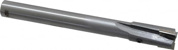 Made in USA - 5/8" Diam, 1/2" Shank, Diam, 3 Flutes, Straight Shank, Interchangeable Pilot Counterbore - Exact Tooling