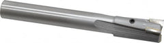 Made in USA - 13/16" Diam, 5/8" Shank, Diam, 3 Flutes, Straight Shank, Interchangeable Pilot Counterbore - Exact Tooling
