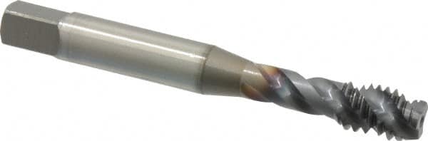 OSG - 5/16-18 UNC 3 Flute 2B Modified Bottoming Spiral Flute Tap - Vanadium High Speed Steel, TiCN Finish, 2-23/32" OAL, Right Hand Flute, Right Hand Thread, H5, Series EXOTAP VA3 - Exact Tooling