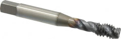 OSG - 5/16-18 UNC 3 Flute 2B Modified Bottoming Spiral Flute Tap - Vanadium High Speed Steel, TiCN Finish, 2-23/32" OAL, Right Hand Flute, Right Hand Thread, H5, Series EXOTAP VA3 - Exact Tooling