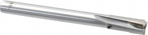 Made in USA - 7/16" Diam, 3/8" Shank, Diam, 3 Flutes, Straight Shank, Interchangeable Pilot Counterbore - Exact Tooling