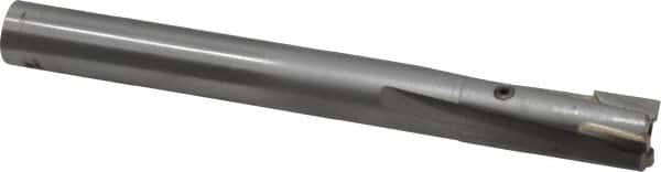 Made in USA - 1/2" Diam, 7/16" Shank, Diam, 3 Flutes, Straight Shank, Interchangeable Pilot Counterbore - Exact Tooling