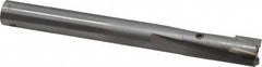 Made in USA - 1/2" Diam, 7/16" Shank, Diam, 3 Flutes, Straight Shank, Interchangeable Pilot Counterbore - Exact Tooling