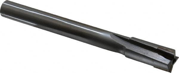 Made in USA - 5/8" Diam, 1/2" Shank, Diam, 3 Flutes, Straight Shank, Interchangeable Pilot Counterbore - Exact Tooling