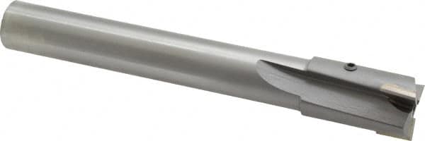 Made in USA - 15/16" Diam, 3/4" Shank, Diam, 3 Flutes, Straight Shank, Interchangeable Pilot Counterbore - Exact Tooling