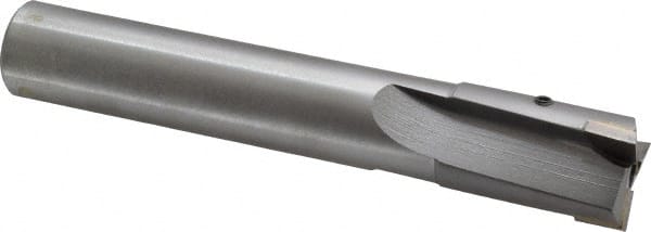 Made in USA - 1-1/8" Diam, 1" Shank, Diam, 3 Flutes, Straight Shank, Interchangeable Pilot Counterbore - Exact Tooling
