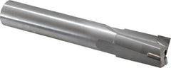 Made in USA - 1-3/16" Diam, 1" Shank, Diam, 3 Flutes, Straight Shank, Interchangeable Pilot Counterbore - Exact Tooling