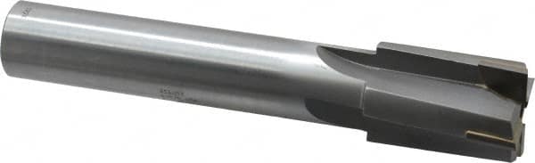Made in USA - 1-5/8" Diam, 1-1/4" Shank, Diam, 4 Flutes, Straight Shank, Interchangeable Pilot Counterbore - Exact Tooling