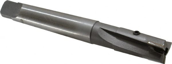 Made in USA - 3/4" Diam, 3 Flutes, Morse Taper Shank, Interchangeable Pilot Counterbore - Exact Tooling