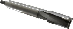 Made in USA - 7/8" Diam, 3 Flutes, Morse Taper Shank, Interchangeable Pilot Counterbore - Exact Tooling