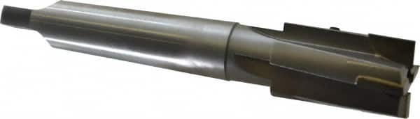 Made in USA - 1-1/4" Diam, 4 Flutes, Morse Taper Shank, Interchangeable Pilot Counterbore - Exact Tooling