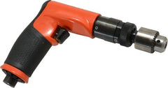 Dotco - 1/4" Keyed Chuck - Pistol Grip Handle, 1,000 RPM, 0.4 hp, 90 psi - Exact Tooling