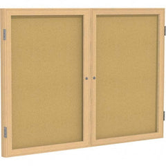 Ghent - Cork Bulletin Boards Style: Enclosed Cork Bulletin Boards Color: Natural Cork - Exact Tooling