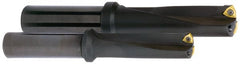 Kyocera - 1.78" Max Drill Depth, 3xD, 19/32" Diam, Indexable Insert Drill - Exact Tooling