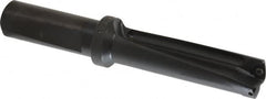 Kyocera - 2.44" Max Drill Depth, 3xD, 13/16" Diam, Indexable Insert Drill - 2 Inserts, 3/4" Shank Diam, Whistle Notch Shank - Exact Tooling