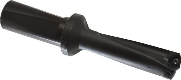 Kyocera - 2.81" Max Drill Depth, 3xD, 15/16" Diam, Indexable Insert Drill - 2 Inserts, 1" Shank Diam, Whistle Notch Shank - Exact Tooling