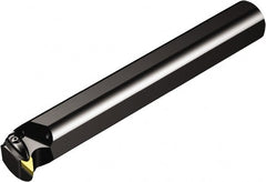 Sandvik Coromant - 2" Min Bore Diam, 12" OAL, 1-1/2" Shank Diam, A..DVUNR/L Indexable Boring Bar - Wedge Holding Method - Exact Tooling
