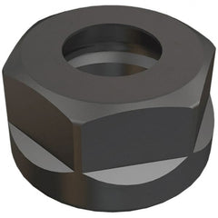 Iscar - Collet Clamping Nut - Series ER11 - Exact Tooling