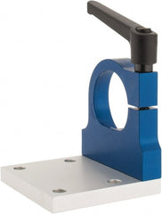 Made in USA - 2 Positions, CAT40, BT40 Compatible Tool Holder Tightening Fixture - 4" Base Length - Exact Tooling