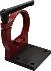Made in USA - 2 Positions, CAT50 Compatible Tool Holder Tightening Fixture - 4" Base Length - Exact Tooling