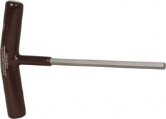Paramount - 7/32" Hex, T-Handle Cushion Grip, Hex Key - 6" OAL, Steel, Inch System of Measurement - Exact Tooling