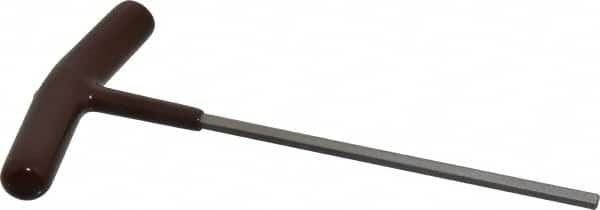 Paramount - 5/32" Hex, T-Handle Cushion Grip, Hex Key - 6" OAL, Steel, Inch System of Measurement - Exact Tooling