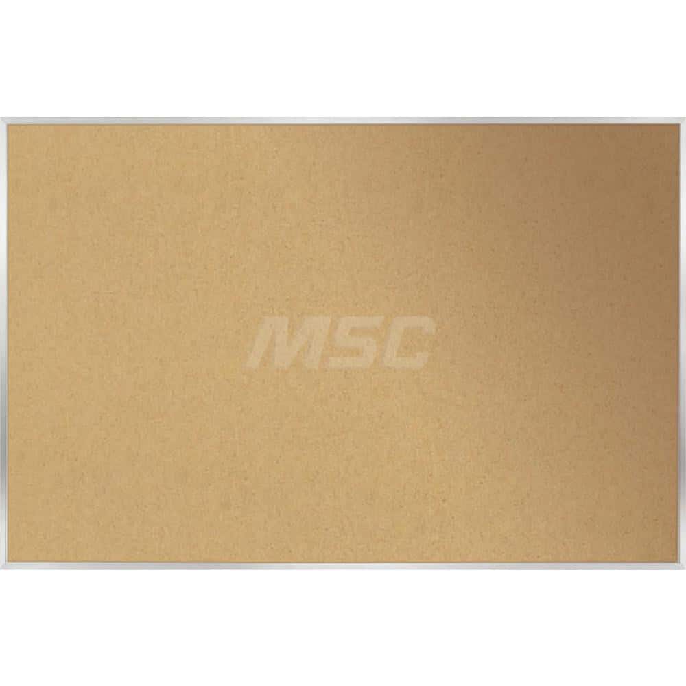 Ghent - Cork Bulletin Boards; Style: Open Cork Bulletin Board ; Color: Natural ; Material: Cork ; Width (Inch): 96-1/2 ; Height (Inch): 48-1/2 - Exact Tooling