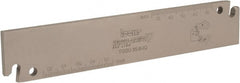 Iscar - 1.378" Blade Height, 0.205" Blade Width, 7.087" OAL, Neutral Cut, Single End Indexable Cut-Off Blade - TGSU Blade, Tang-GripIQ Series - Exact Tooling