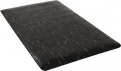 PRO-SAFE - 5' Long x 3' Wide, Dry Environment, Anti-Fatigue Matting - Black Marbleized, Vinyl with Vinyl Sponge Base - Exact Tooling