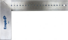 Empire Level - 8" Blade Length, 5-1/8" Base Length Stainless Steel (Blade) & Aluminum Square - Exact Tooling