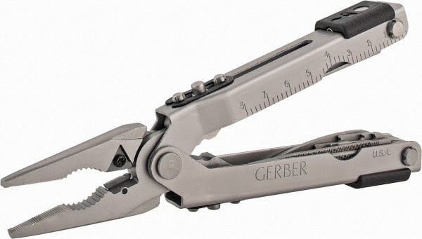 Gerber - 14 Piece, Multi-Tool Set - 6-5/8" OAL, 4-59/64" Closed Length - Exact Tooling