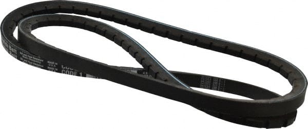 Browning - Section 5VX, 5/8" Wide, 65" Outside Length, Gripnotch V-Belt - Rubber Compound, 358 Gripnotch, No. 5VX650 - Exact Tooling