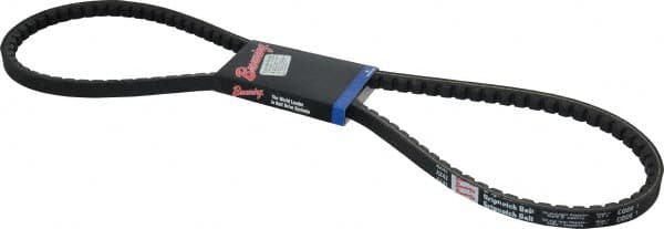 Browning - Section AX, 1/2" Wide, 44" Outside Length, Gripnotch V-Belt - Rubber Compound, Gripnotch, No. AX42 - Exact Tooling