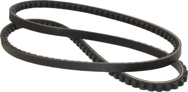 Browning - Section AX, 1/2" Wide, 53" Outside Length, Gripnotch V-Belt - Rubber Compound, Gripnotch, No. AX51 - Exact Tooling